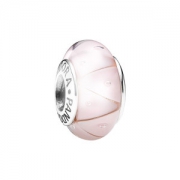 PANDORA潘多拉 琉璃珠925银串珠 粉色 790922 *3件