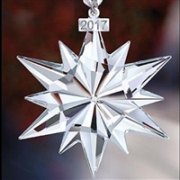 2017款 Swarovski 施华洛世奇 雪花挂饰 年度版圣诞装饰品