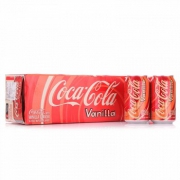 美国进口 可口可乐香草口味汽水 355ml*12 整箱装