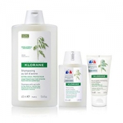 klorane 康如 （柔润倍护洗发水400ml+倍润洗发乳100ml+倍润护发素50ml） *3套