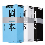冈本（Okamoto） skin肤感组合装30片(纯10片+至 尊10片+超润滑10片) 原装进口