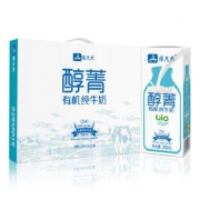 好价可入：缘天然 醇菁有机全脂纯牛奶 200ml*12盒