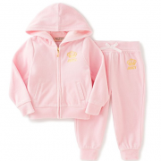 橘滋（Juicy Couture）     女童连帽套装 12~24个月 2色