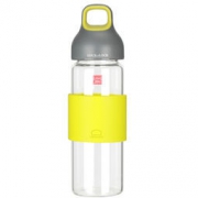 lock&lock乐扣乐扣 LLG661G 便携式玻璃水杯 绿色500ml
