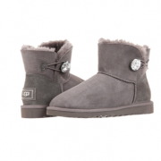 UGG 大纽扣雪地靴 UGG Mini Bailey Button 女款雪地靴