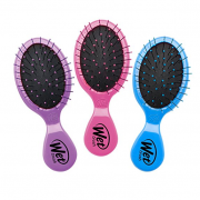 The Wet Brush  干湿两用魔法梳 便携版*3把 Purple-Pink-Blue