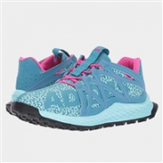 成人可穿！adidas 阿迪达斯Vigor Bounce J大童款跑鞋 湖蓝色