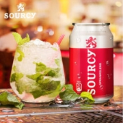 Sourcy 狮力 荷兰进口天然气泡水 330ml*24听*2件
