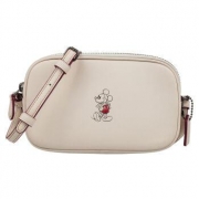 COACH 蔻驰 mickey boxed 女士双拉链斜挎包