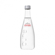 限地区：evian 依云天然矿泉水 玻璃瓶装 330ml*20瓶