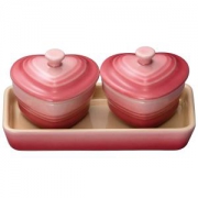 Le Creuset 酷彩 迷你心形珐琅彩小碗 2个装