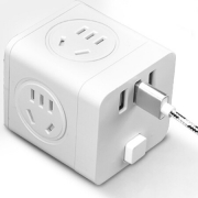 清华同方 TF-204LU全长1.8米魔方插座 四插孔带USB