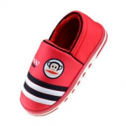 PaulFrank 大嘴猴 情侣卡通居家包跟厚底保暖棉鞋 PF589