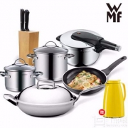 WMF 福腾宝 时尚先锋套装 炒锅煎锅汤锅奶锅刀 送保温瓶