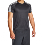 adidas 男士夏季训练T恤 D2M TEE 3S