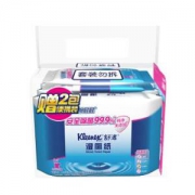 （plus 专享）舒洁（Kleenex）湿厕纸 40片*3包装+10片*2包装 私处清洁湿纸巾湿巾 可搭配卷纸卫生纸使用