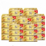 双11好价！清风抽纸面巾纸金装3层纸巾 130抽24包/箱