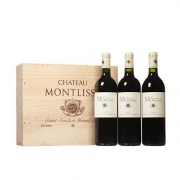 Chateau Montlisse 梦丽斯城堡 干红葡萄酒 06/07/08年份礼盒 750ml*3瓶