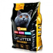 路斯 Luscious 宠物猫猫用品 除臭吸水加碳猫砂8L