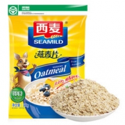 限地区：SEAMILD西麦 膳食纤维即食纯燕麦片 380g*10件
