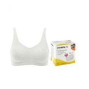 medela 美德乐 无钢圈哺乳文胸 +medela 美德乐 防溢乳垫 30片