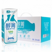 缘天然 醇菁有机全脂纯牛奶 250ml*8盒