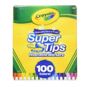 Crayola绘儿乐 100色安全可水洗马克笔
