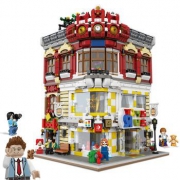 星堡积木 创意城市MOC系列 XB-01006 玩具与书店 +凑单品
