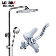 AQURRA 爱家埃佐诺 蝉翼款圆型淋浴花洒套装