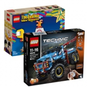 LEGO 乐高 TECHNIC 42070 6X6全时驱动卡车+IDEALS 21306 黄色潜水艇