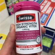 Swisse 有机圣洁莓片 调经/调节内分泌/平衡女性荷尔蒙 60片