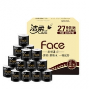 C&S 洁柔 黑Face 卷纸  4层200g*27卷