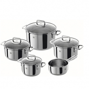 双立人（ZWILLING） Quadro 不锈钢锅具5件套 内层专业18/10不锈钢