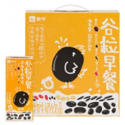 蒙牛 谷粒早餐谷物牛奶饮品（黑芝麻+黑豆+黑米+黑小麦+小米） 250ml*12 礼盒装 *6件