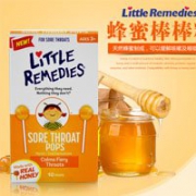 Little Remedies 儿童天然蜂蜜润喉棒棒糖 10支