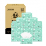 洁云（Hygienix）抽纸 雅致生活3层100抽软抽面巾纸 27包装 （整箱销售）