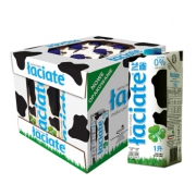 Laciate 兰雀 脱脂 0%fat 纯牛奶1L*12整箱 *2件