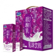 君乐宝 超酸乳 葡萄味乳味饮料250ml*12盒