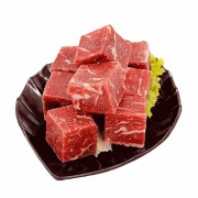 凑单品：恒都 牛肉块200g/袋 黑椒口味