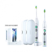 双11预告： PHILIPS 飞利浦 HX6962 白金版 电动牙刷 2只装（紫外线消毒）