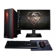 炫龙（Shinelon）阿尔法α-X3 台式办公电脑整机（i3-7100 4G 1T COM串口 win10）21.5英寸