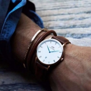 镇店之宝，Daniel Wellington 丹尼尔·惠灵顿 金色手镯DW00400001