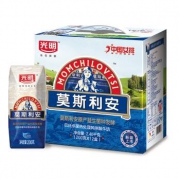 限西北：光明 莫斯利安 常温酸奶酸牛奶(原味) 200g*12盒 钻石装