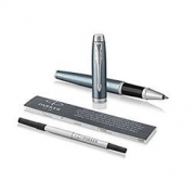 PARKER 派克 IM系列 蓝灰色白夹 宝珠笔 *2个