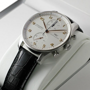 万国（Iwc） 葡萄牙系列 IW371445 男士机械表 金针 纸牌屋同款