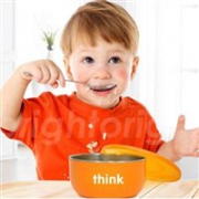 小芈月刘楚恬同款！Thinkbaby 宝宝不锈钢餐具套装 橙色