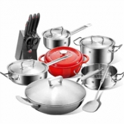 ZWILLING 双立人 TWIN Gourmet食分心动中式炒锅套装 13件套
