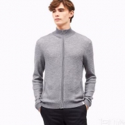 Calvin Klein 男士100%美利奴羊毛拉链毛衣 多色 $35.99