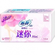 苏菲 弹力贴身迷你棉柔护翼 日用卫生巾 175mm 14片