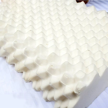 卡兰 乳胶枕 深睡眠按摩枕 58*40*12cm + 白色天鹅绒枕套